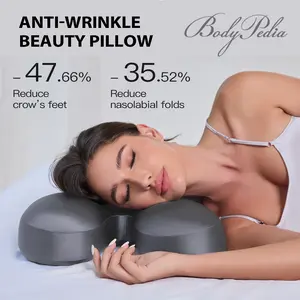 BodyPedia Obsidian Black Memory Foam Pillow – Ergonomic Anti-Wrinkle Pillow for Neck Support and Deep Sleep Comfort,  mellow cloud pillow, pillows for sleeping Soft Premium