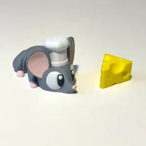 Chef Mouse - 3D Printed Articulating Figure