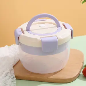 Premium Portable lunchbox with large-capacity food storage container and microwave-safe portable cooler for camping picnics school and office use