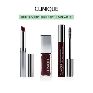 Clinique Black Honey Trio - Almost Lipstick + Lip & Cheek Oil + High Impact Mascara