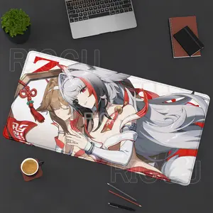 ZZZ Gaming Hoshimi Miyabi Ye Shunguang Mouse Pad Evelyn Ellen Joe Jane Doe Zenless Zone Zero Keyboard Desk Mat Anime Girl HD Printing XXL 400x900mm Mousepad Gaming Mouse Pads