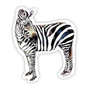 Zebra Vinyl Sticker