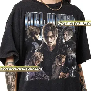 Limited Girl Dinner Leon Kennedy Shirt, Resident Evil Requiem Shirt, RE9 Requiem Shirt Fan, Unisex Shirt, Gift For Man And Woman