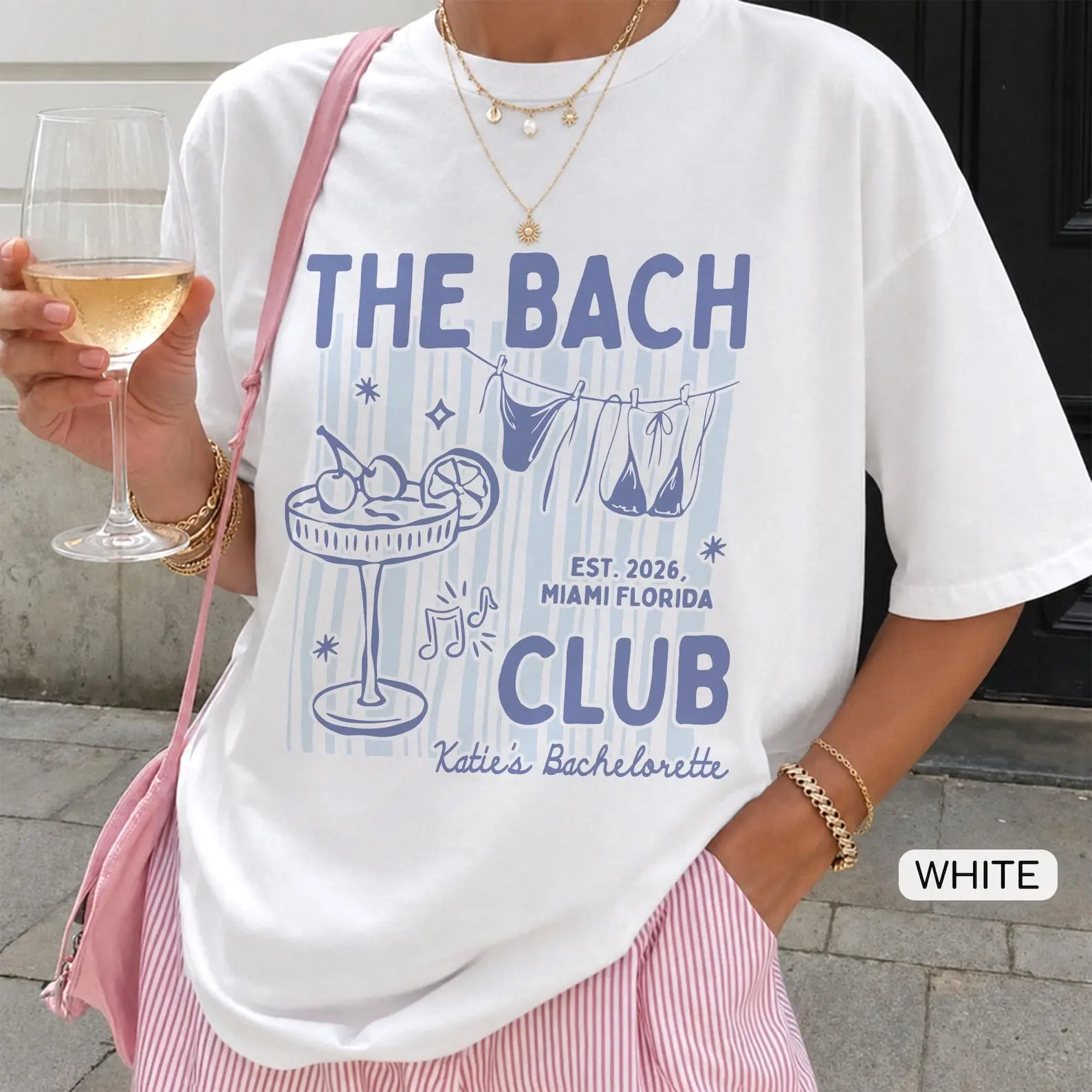 Custom Beach Bachelorette Shirt, The Bach Club Shirt, Girls Weekend Bride Club Tee, Bridesmaid Gift,Bach Matching Party Shirt