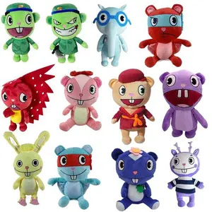 Happy Tree Friends Character Plush Flippy Splendid Flaky Soft Stuffed Toy for Anime Lovers