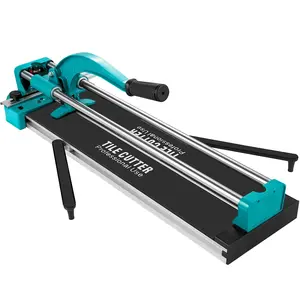 24 Inch Manual Tile Cutter With Double Rails For Precise Porcelain And Ceramic Tile Cutting, Professional Grade Tool Featuring Alloy Cutting Wheel, Smooth Sliding Rail System, Durable Steel Construction, Ergonomic Handwheel