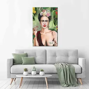 Frida Khalo Tea Cup, Frida Khalo , Frida Khalo Wall Art, Frida Khalo Poster, Frida Khalo Painting, Frida Khalo Print, Frida Decor,Unframed