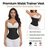 Women's Nylon Waist Trainer Belt - Zipper Closure, Hook-and-Eye Fastening, Simple Look, Basic Fit Shapewear Corset Belly Band with Snug Support, Body Contouring for Sport, Gym Workouts Sohochic