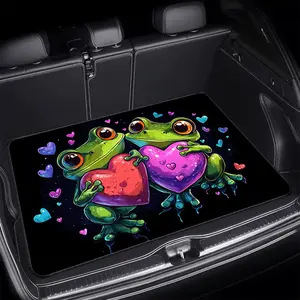 1pc Love Tree Frog print multifunctional car trunk storage pad Car Storage Organizer. Simple yet elegant, enhances the interior space and is suitable for most car models.