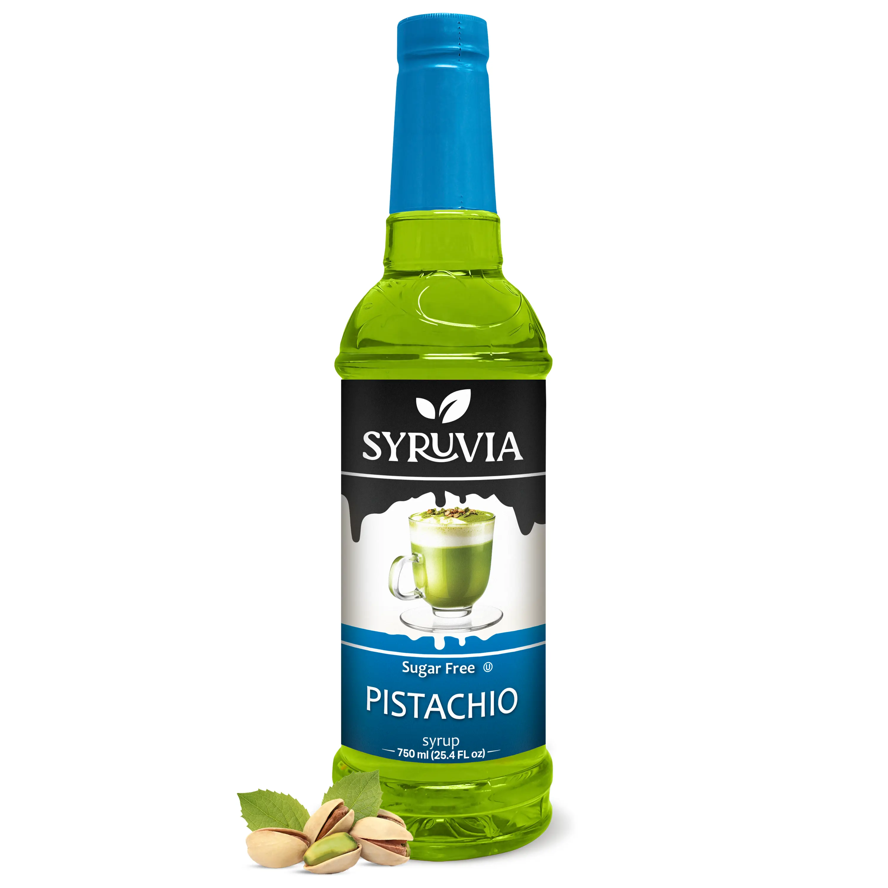 Syruvia Sugar Free Pistachio Syrup for Coffee 25.4 fl oz Syruvia Sugar Free Pistachio Syrup for Coffee 25.4 fl oz