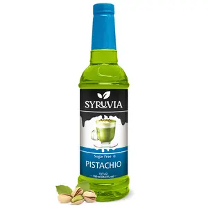 Syruvia Sugar Free Pistachio Syrup for Coffee 25.4 fl oz
