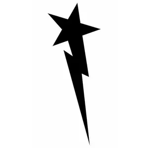 Star Lightning Sticker - Perfect for Lighters, Cars, and More