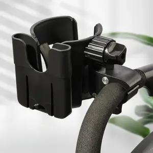 1 Set 2 in 1 Baby Stroller Phone Holder & Cup Holster, Multifunctional Stroller Organizer Bottle & Phone Holder, Stroller Accessories