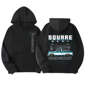Chevrolet Square Body Hoodie – Vintage Truck Graphic Pullover, Unisex Streetwear for Car Lovers & Chevy Pickup Fans