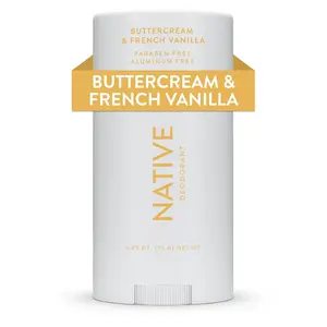 Native Deodorant Contains Naturally Derived Ingredients, 72 Hour Odor Control | Seasonal Scents for Women and Men, Aluminum Free with Baking Soda, Coconut Oil & Shea Butter | Buttercream & Vanilla