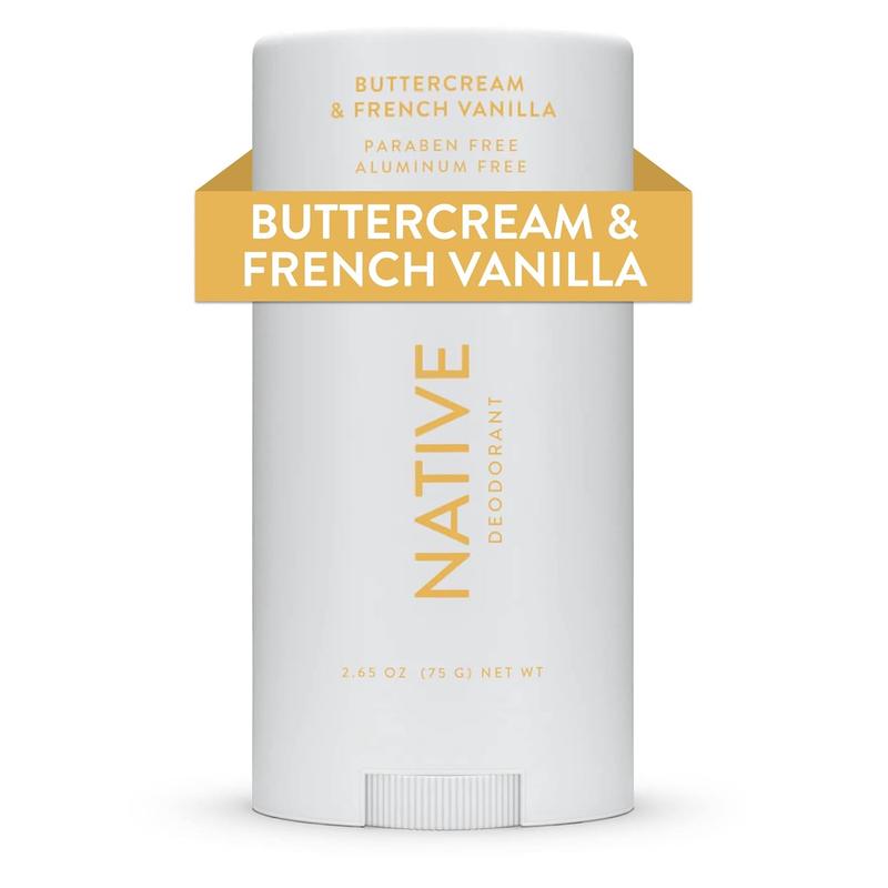 Native Deodorant Contains Naturally Derived Ingredients, 72 Hour Odor Control | Seasonal Scents for Women and Men, Aluminum Free with Baking Soda, Coconut Oil & Shea Butter | Buttercream & Vanilla