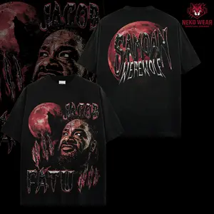 Jacob Fatu - The Samoan Werewolf WWE Wrestling Premium Cotton Long Sleeve Shirt, T-Shirt, Jacob Fatu Wrestling Fan Gift, SmackDown Graphic Tee Shirt, WWE Fan Shirt