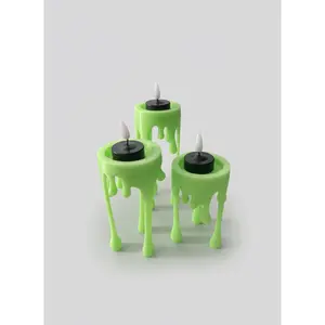 Glow in the dark tea light holder