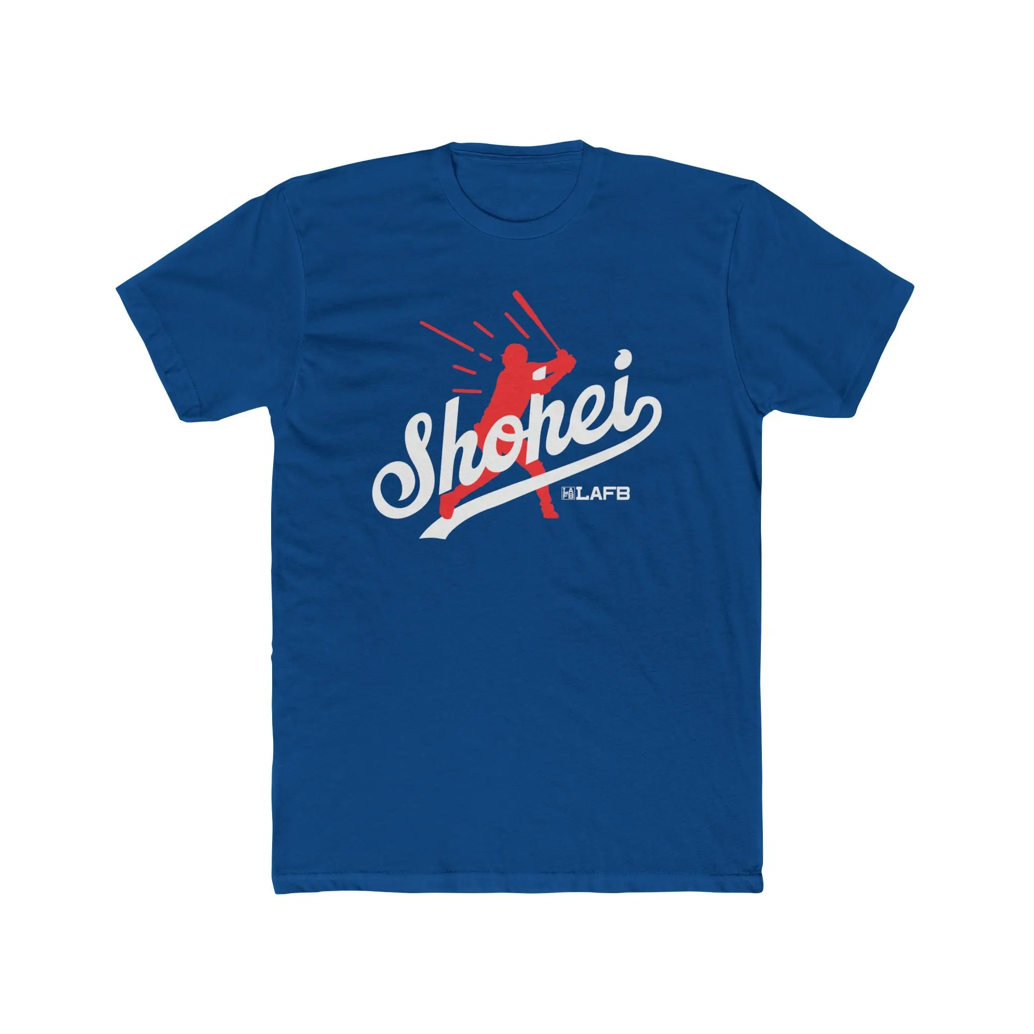 Shohei Ohtani LAFB Stylish Unisex Cotton Crew Tee for Sports Lovers, Casual Wear, Gift for Baseball Fans, Everyday Comfort, Unique Graphic Tee