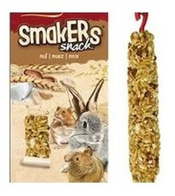 A&E Cage 644125 Vitapol Smakers Small Animal Treat Stick - Nut - Pack of 2