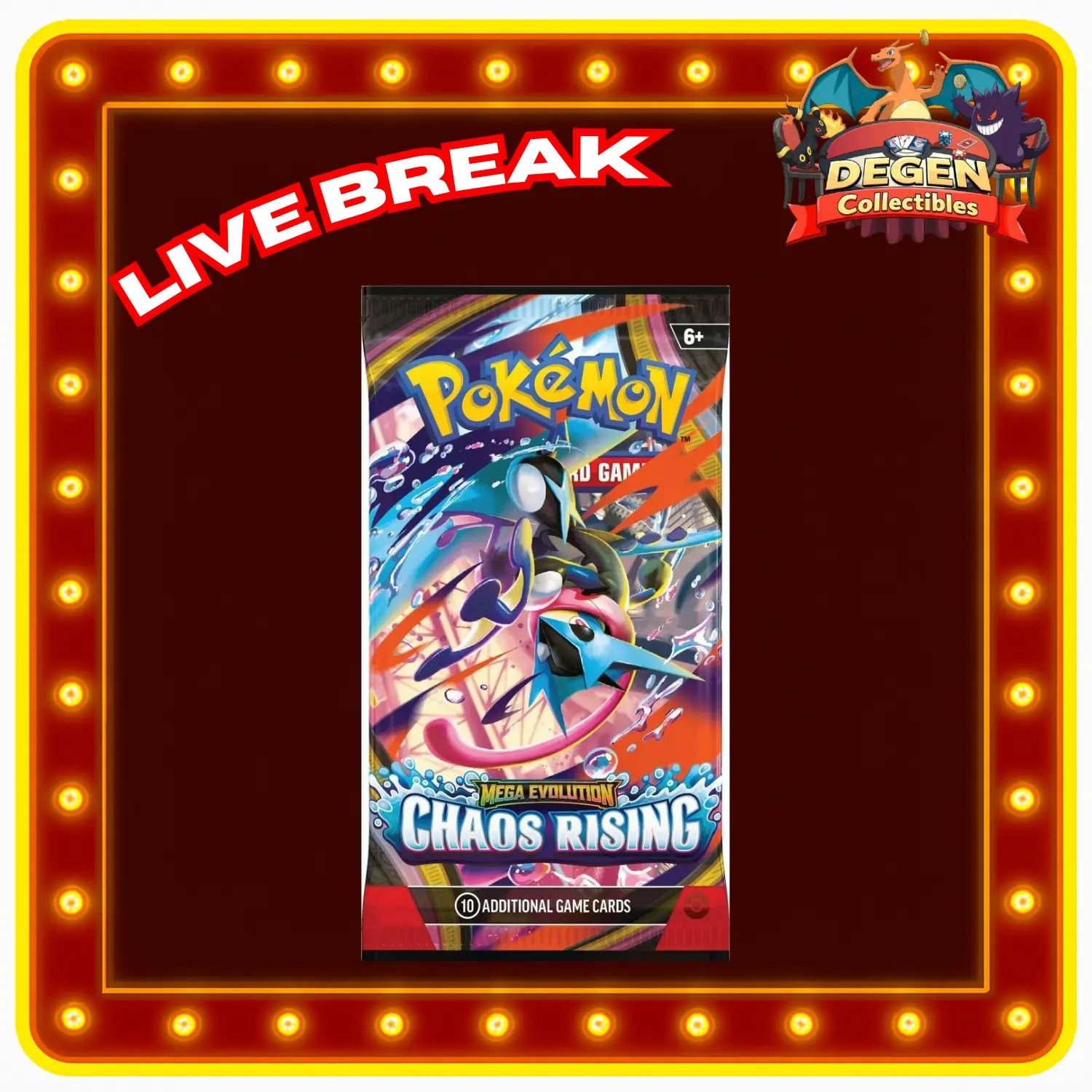 pokemom TCG -ENG- Chaos Rising Booster Pack