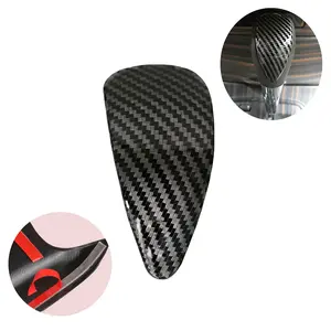 Carbon Fiber & Black Wood Grain Gear Shift Knob Trim Cover for Toyota Corolla 2007-2013 Interior Upgrade cars accessories car decoration car stuff