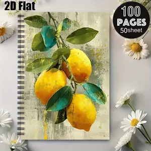 1 Spiral Coil Notebook 5.7x8.26 inch, Premium Lined Pages, Durable Binding, Perfect for Camping Journal, Travel Diary, RV Outdoor Adventure Log, Ideal Gift for Outdoor Enthusiasts, Great for Birthday, Thanksgiving, Christmas [2D] Flat