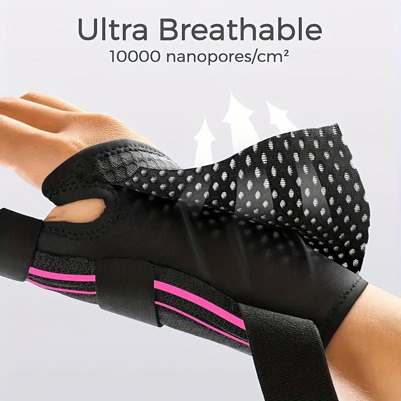 Breathable Thumb Support Wrist Brace for Sports Basketball Gym Workout Dual Stabilizer Straps Non Slip Adjustable 2026 New