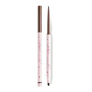 UNNY Cosmetic Dual-Ended Ultra-Fine Waterproof Gel Eyeliner Pencil - Sweat-Resistant, Long-Wear Eye Makeup Tool