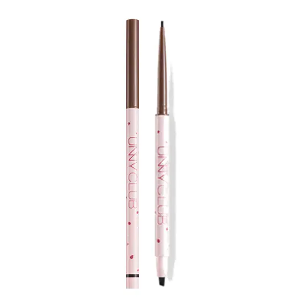 UNNY Cosmetic Dual-Ended Ultra-Fine Waterproof Gel Eyeliner Pencil - Sweat-Resistant, Long-Wear Eye Makeup Tool