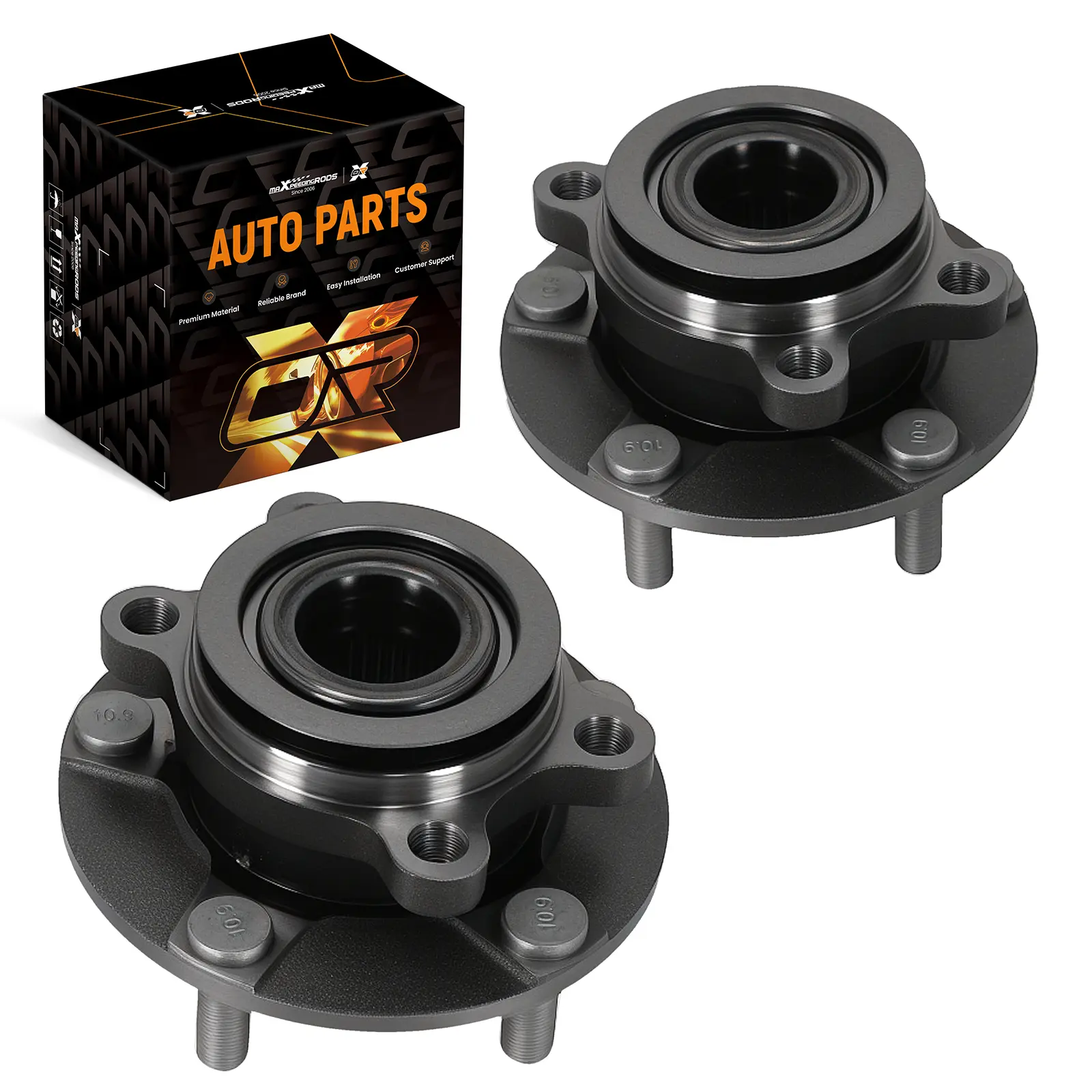 5 Lug Front Wheel Hub Assembly compatible for Nissan Juke Leaf 513336 2011-2016 Non-ABS