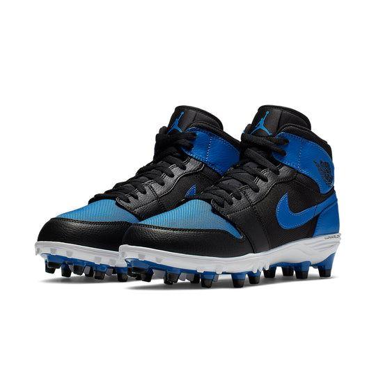 NEW Men's Sz 10 Nike Jordan 1 Mid TD 2019 Baseball Cleat RoyalBlue AR5604-041 FB