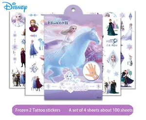 Disney Frozen Temporary Tattoo Stickers Birthday Themed Party Supplies Decoration Favors Carton Tattoos for Kids Boys
