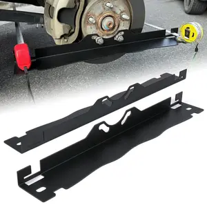 Wheel Alignment Tool with Tape Measures,Heavy Duty Toe Alignment Tool Plates,Car Front End Alignment Tool, Fast & Accurate Car Alignment Tool Kit (Black)