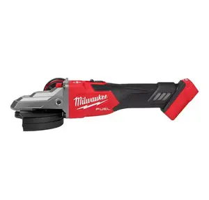 Milwaukee M18 FUEL 5” Flathead Braking Grinder with Slide Switch Lock-On (2887-20)