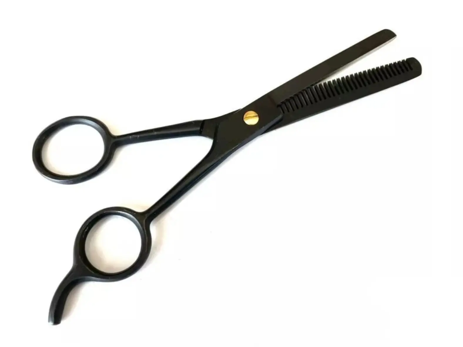 6.5" Single-Edged Barber Thinning Scissors, Professional Hair Styling Tool for Haircare & Beauty