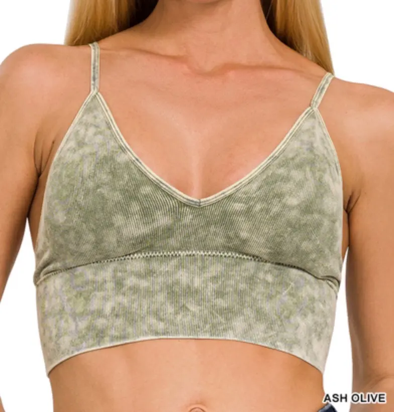 Camila Built-In Bra Tank - Zenana Ribbed Spaghetti Strap Top