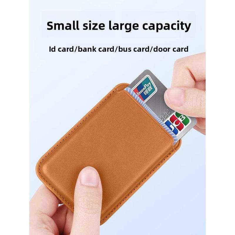 Mag-Safe Wallet Magnetic Wallet for iPhone Lightweight Magnetic Phone Wallet Leather Magnetic Card Holder for iPhone 16/15/14/13/12 Series,090
