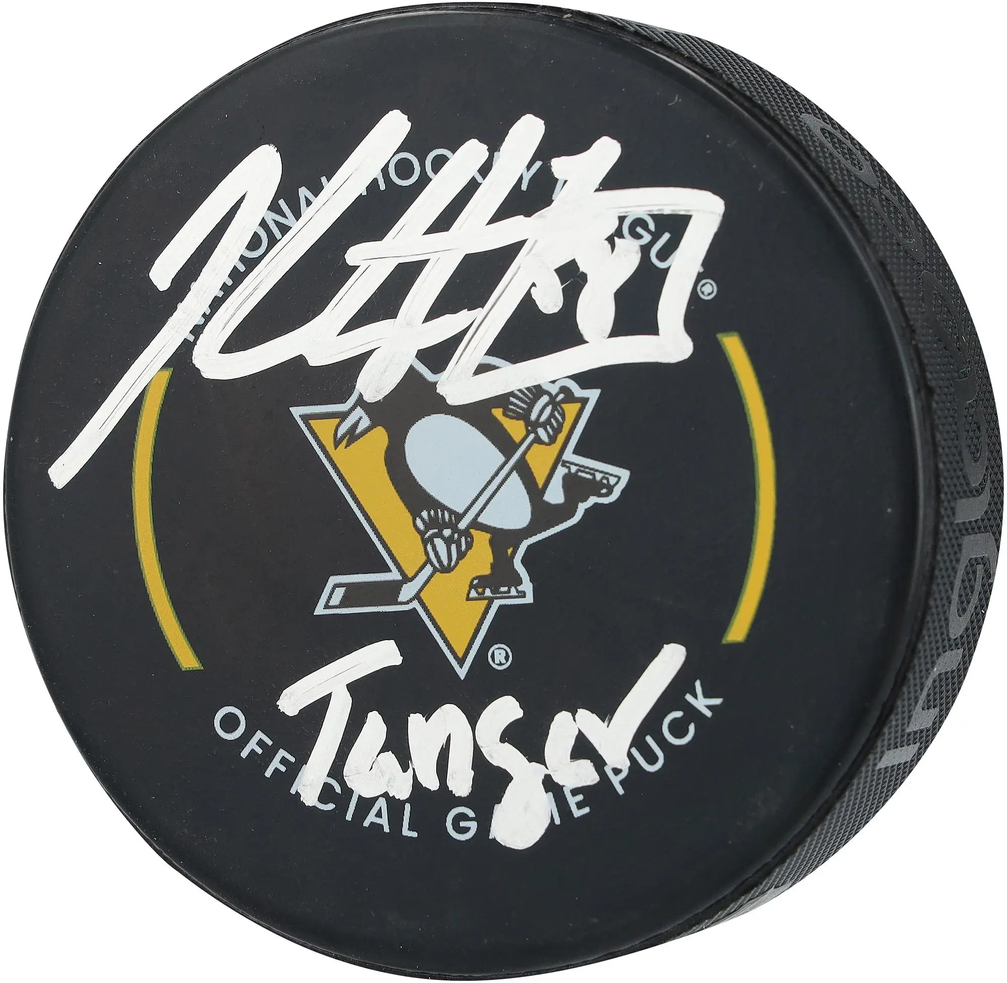 Kris Letang Pittsburgh Penguins Autographed Official Game Puck with "Tanger" Inscription - Fanatics Authentic Certified