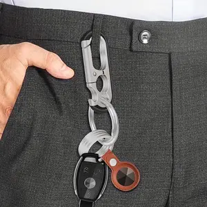 Dual-loop Keychain, Bottle Opener, Quick Release Car Keychain, With 4 Key Rings, Suitable For Both Men And Women