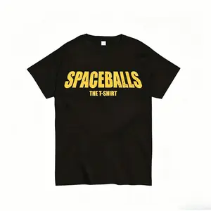 Spaceballs Movie Retro Vintage T-Shirt - Classic Sci-Fi Comedy Film Fan Tee, Comfortable Crew Neck  Short Sleeve Graphic Shirt for Men and Women, Perfect Casual Wear and Gift for Movie Buffs
