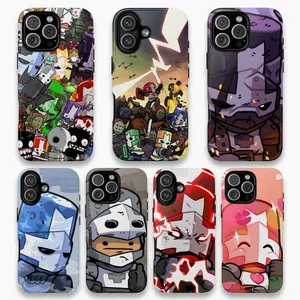C-Castle Game C-Crashers Cartoon Phone Cases for iPhone 17 16 15 14 13 12 Pro Max & Samsung S25 S24 S23 Ultra Playful Design 0FM