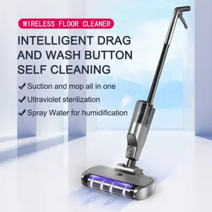 Household electric vertical mop handheld lightweight wet mopping dry wipe 2-in-1 floor tile universal Durable Clean