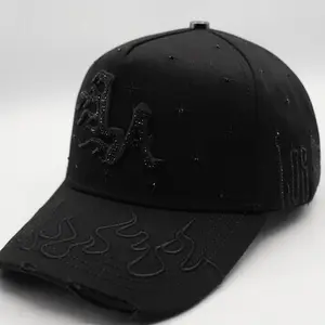 Gorra LA FLAMAS Negra