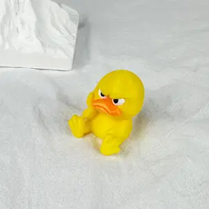 Small Angry Desk Ornament, Toy, Cute Table Decor, Stress Relief Figurine, Perfect Gift for Kids, Home Decoration, Collectible Figurines