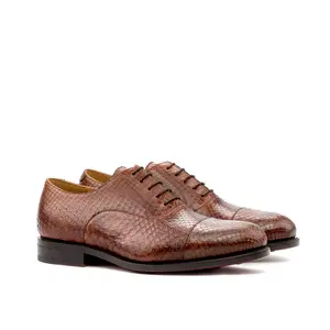 Madosaa Oxford Python shoes