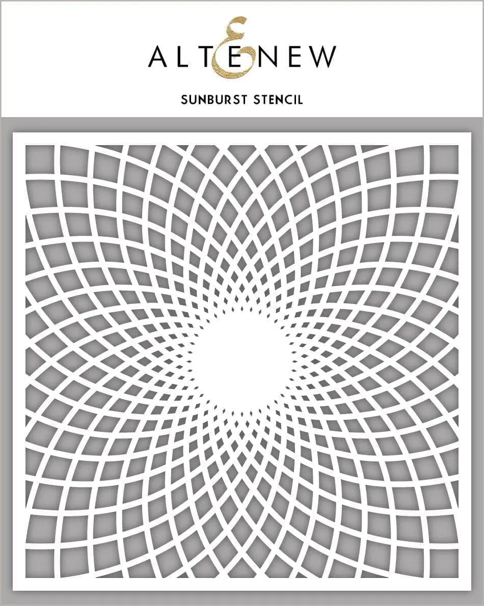 Sunburst Stencil