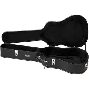 GLARRY 39" Classical Acoustic Guitar Hard Case Microgroove Protective Flat Case with Lock Latch Keys