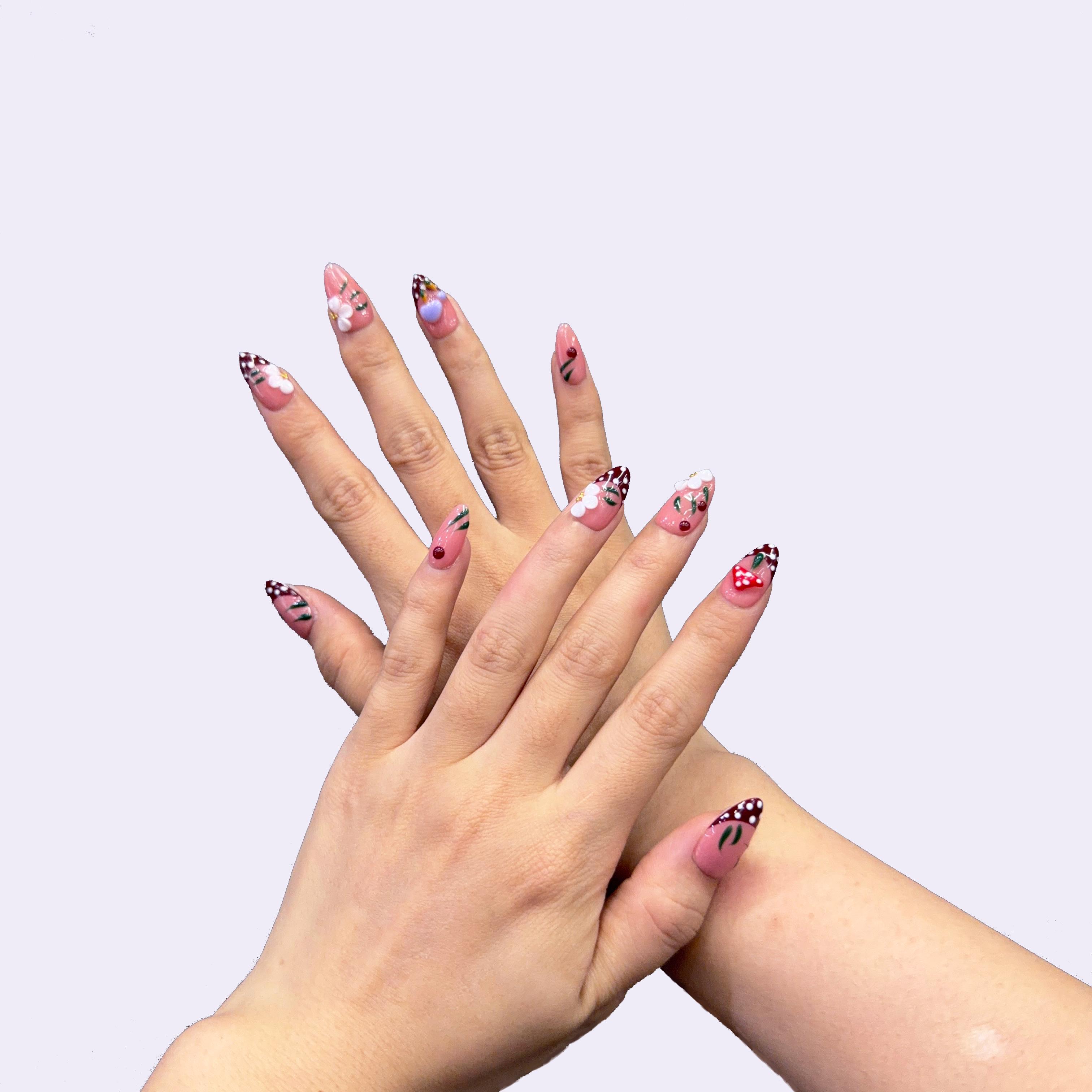 MOST LOVED Nails Collection - Handmade Press-On Nails  Reusable, Salon-Quality, Long-Lasting, Glossy Design