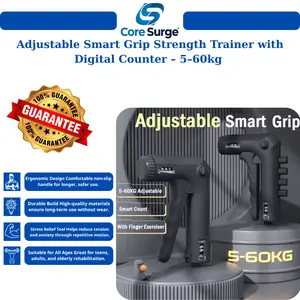Adjustable Smart Grip Strength Trainer with Digital Counter – 5–60kg